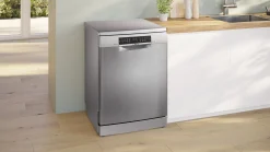 Serie 6 Vrijstaande vaatwasser 60 cm Geborsteld staal anti-fingerprint
