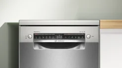 Serie 4 Vrijstaande vaatwasser 45 cm Geborsteld staal anti-fingerprint