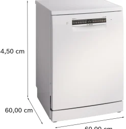Serie 4 Vrijstaande vaatwasser 60 cm Wit