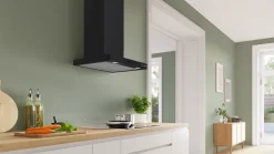 Serie 4 Wandschouwkap 60 cm Matzwart