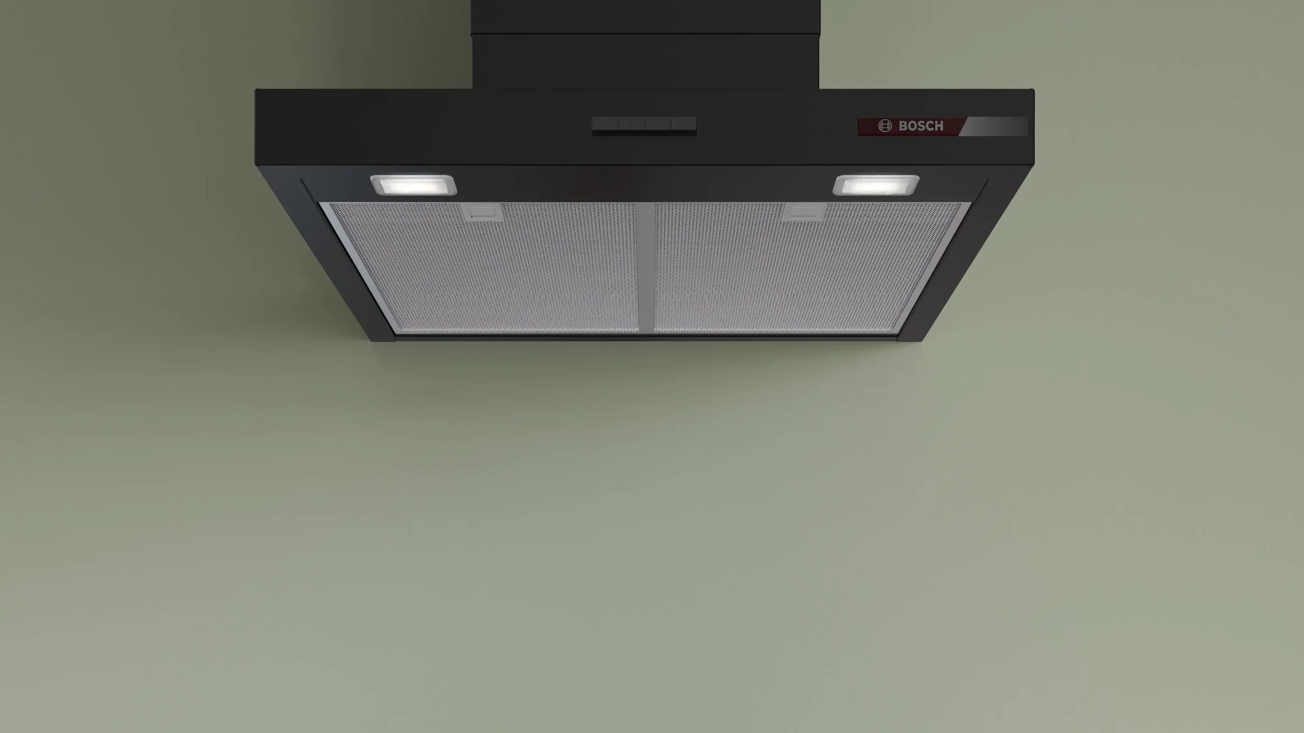 Serie 4 Wandschouwkap 60 cm Matzwart