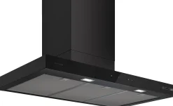 Serie 6 Wandschouwkap 90 cm Matzwart