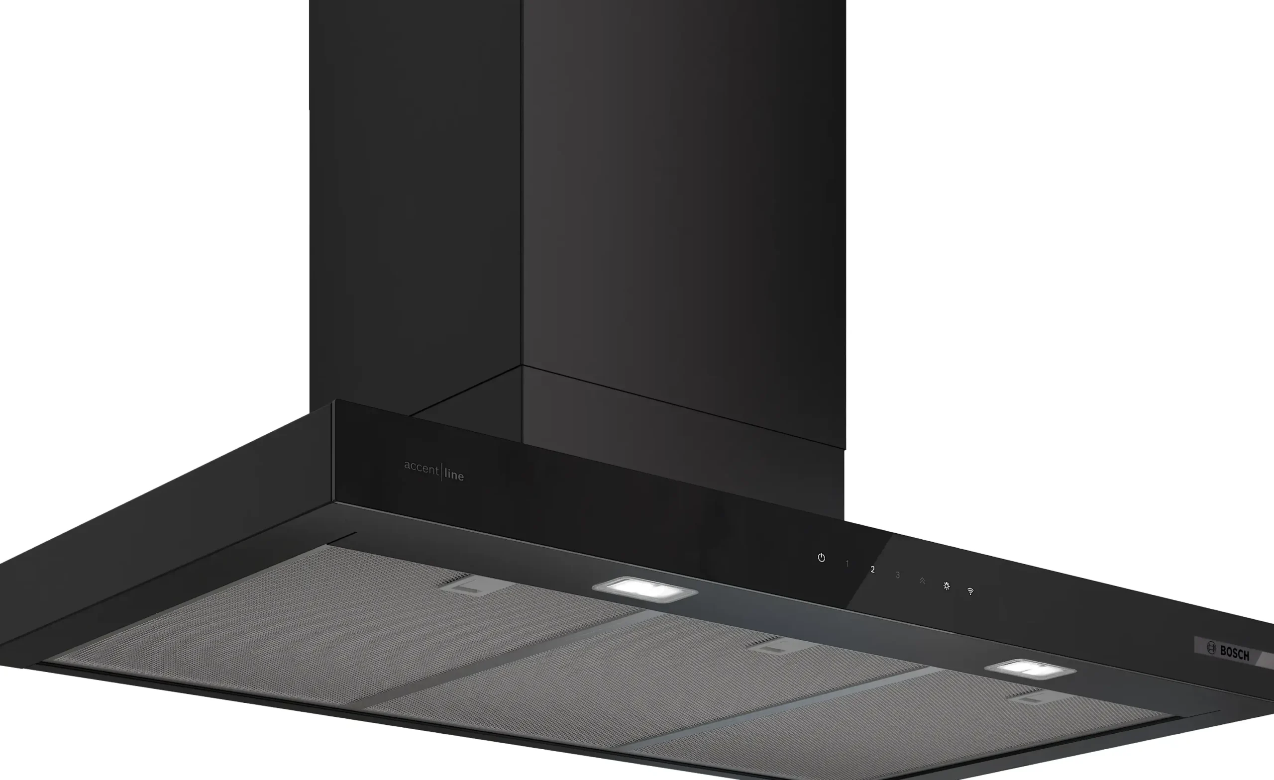 Serie 6 Wandschouwkap 90 cm Matzwart