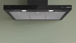 Serie 6 Wandschouwkap 90 cm Matzwart