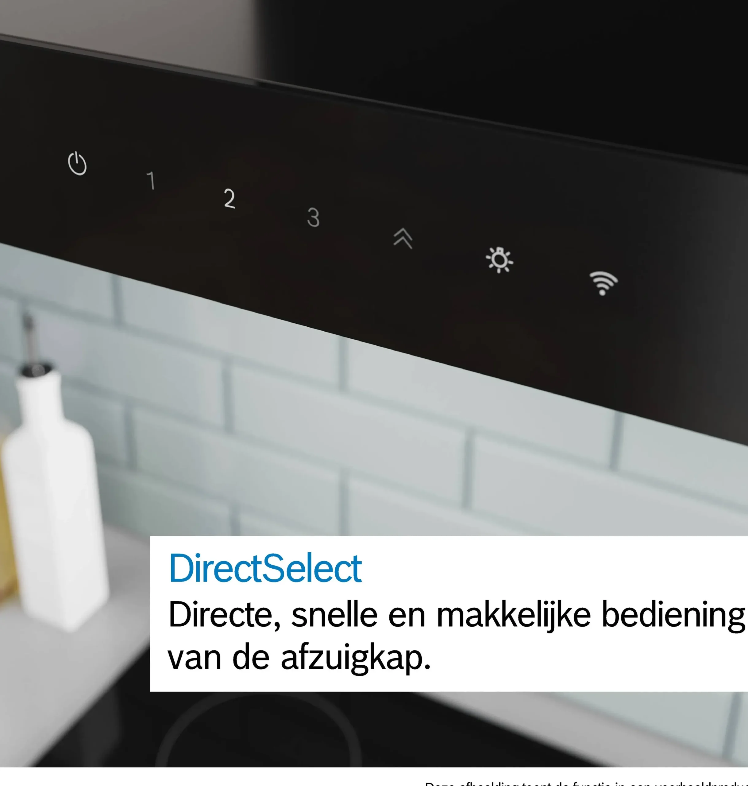 Serie 6 Wandschouwkap 60 cm Metaal-look