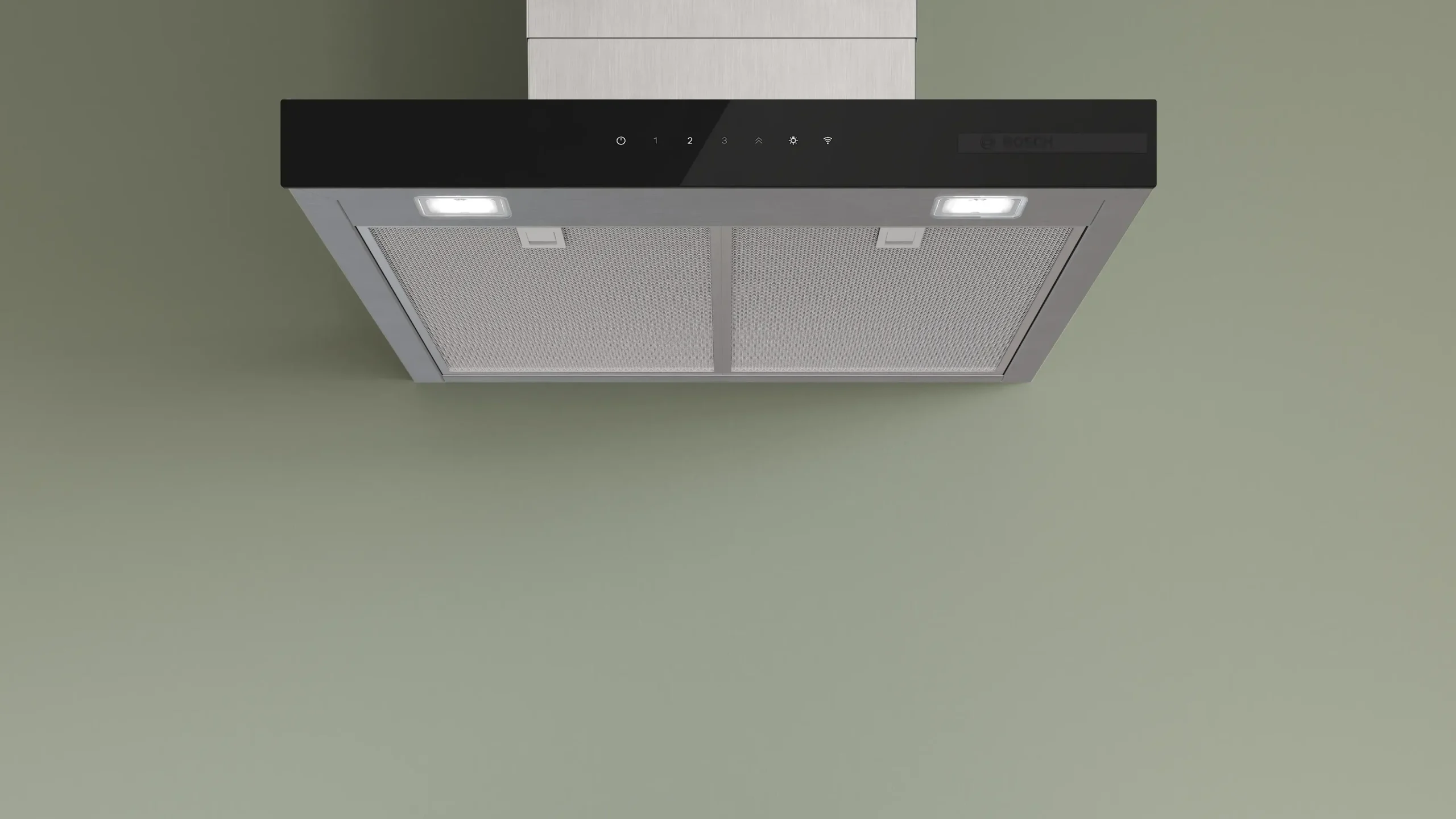 Serie 6 Wandschouwkap 60 cm Metaal-look