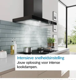Serie 6 Wandschouwkap 60 cm Metaal-look