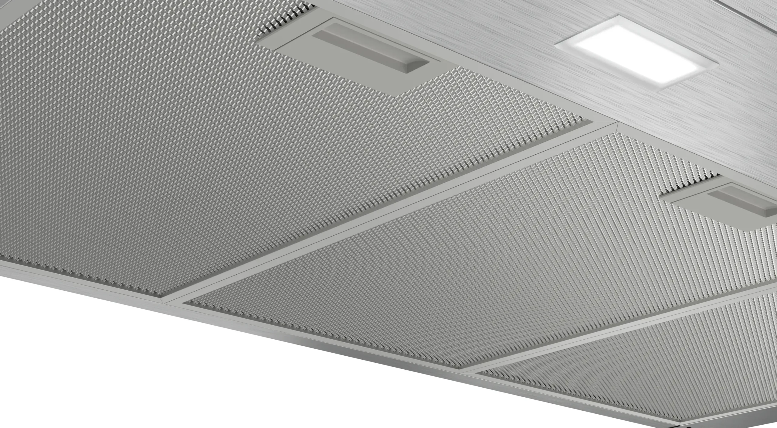 Serie 2 Wandschouwkap 90 cm Roestvrij staal