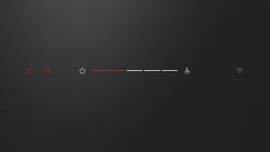 Serie 8 Wandschouwkap 90 cm zwart glas, Zwart