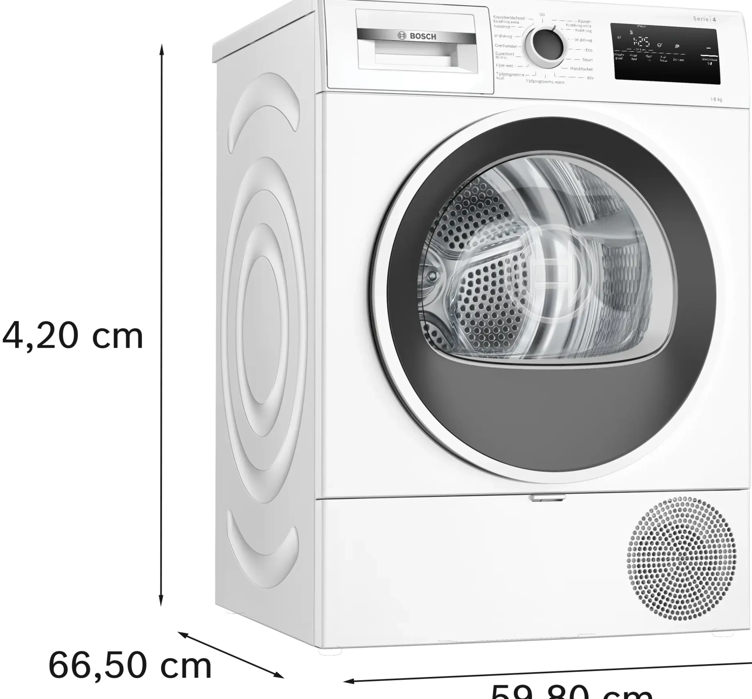 Serie 4 Warmtepompdroger 8 kg
