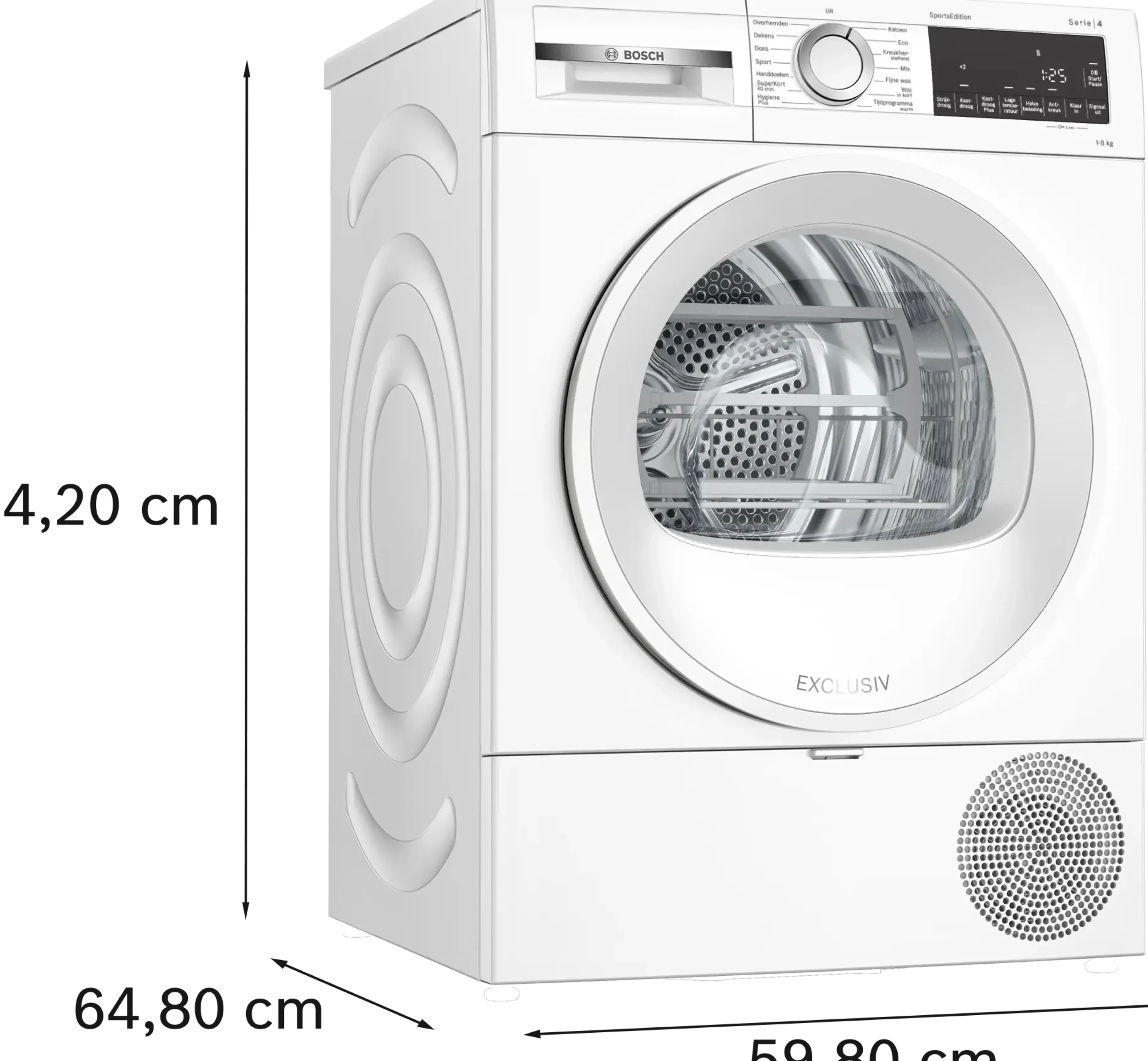Serie 4 Warmtepompdroger 8 kg