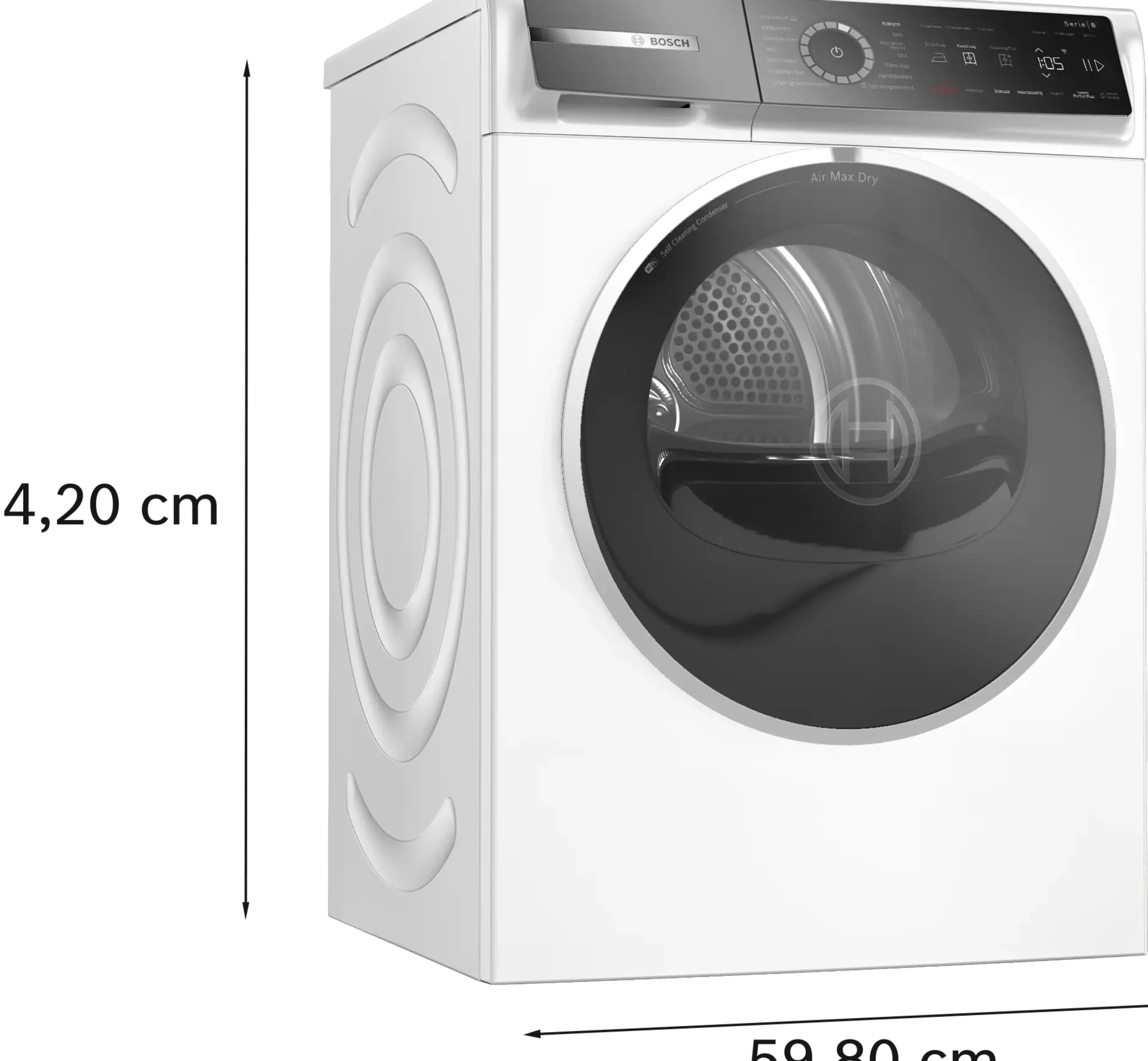 Serie 8 Warmtepompdroger 9 kg