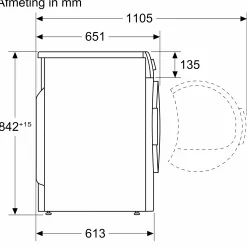 Serie 8 Warmtepompdroger 9 kg