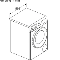 Serie 4 Was-droogcombinatie 8/5 kg max. 1400 rpm