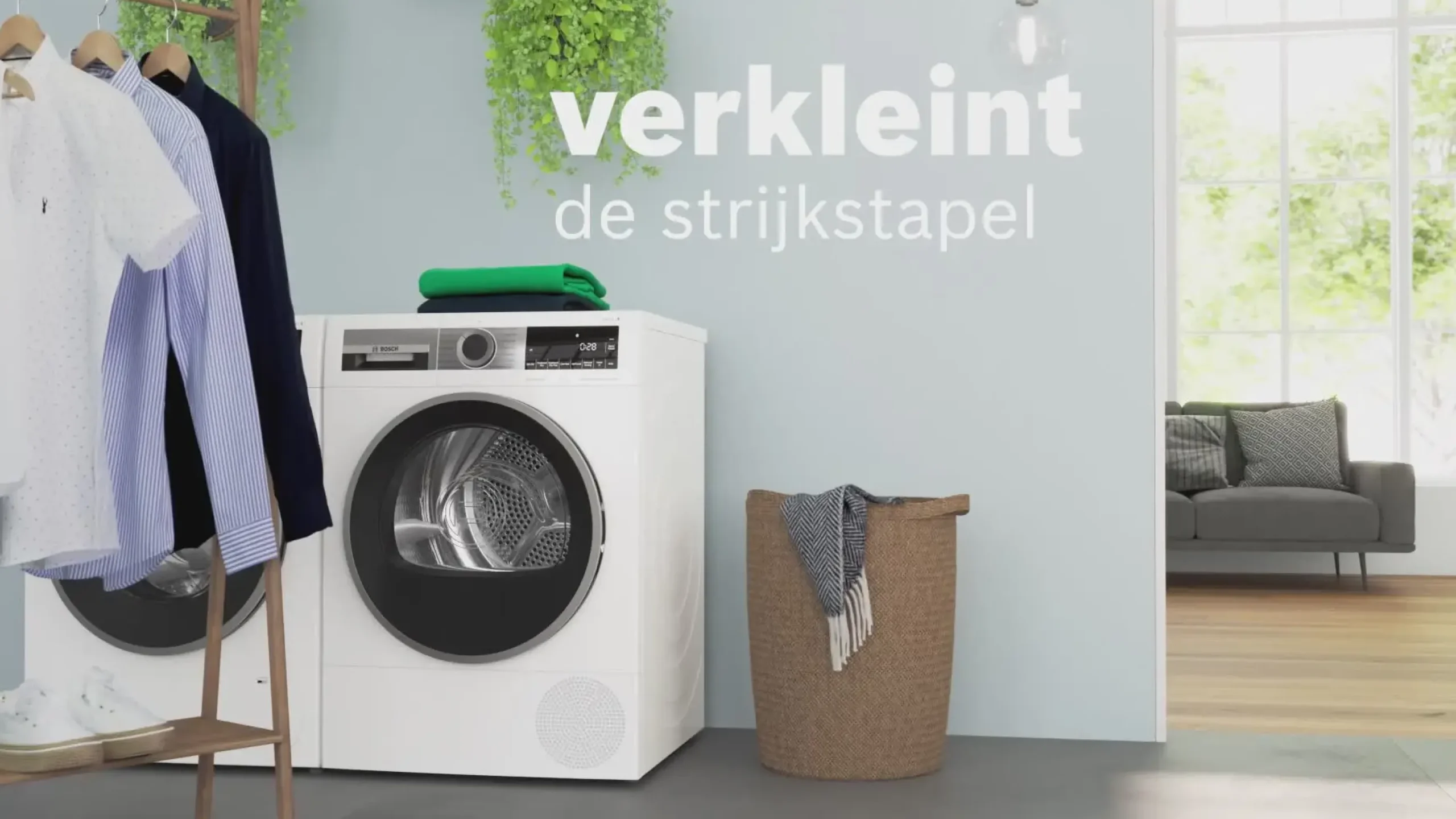 Serie 4 Was-droogcombinatie 8/5 kg max. 1400 rpm