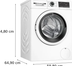 Serie 4 Was-droogcombinatie 8/5 kg max. 1400 rpm