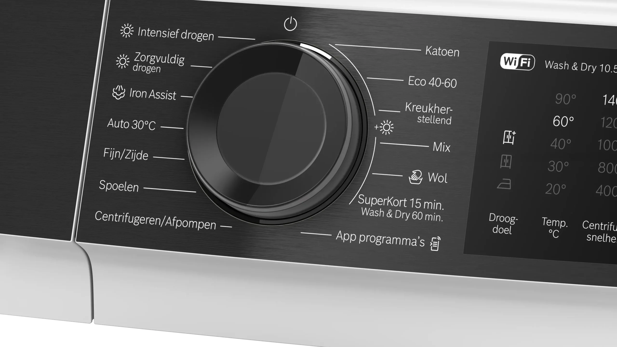 Serie 6 Was-droogcombinatie 10.5/6 kg max. 1400 rpm