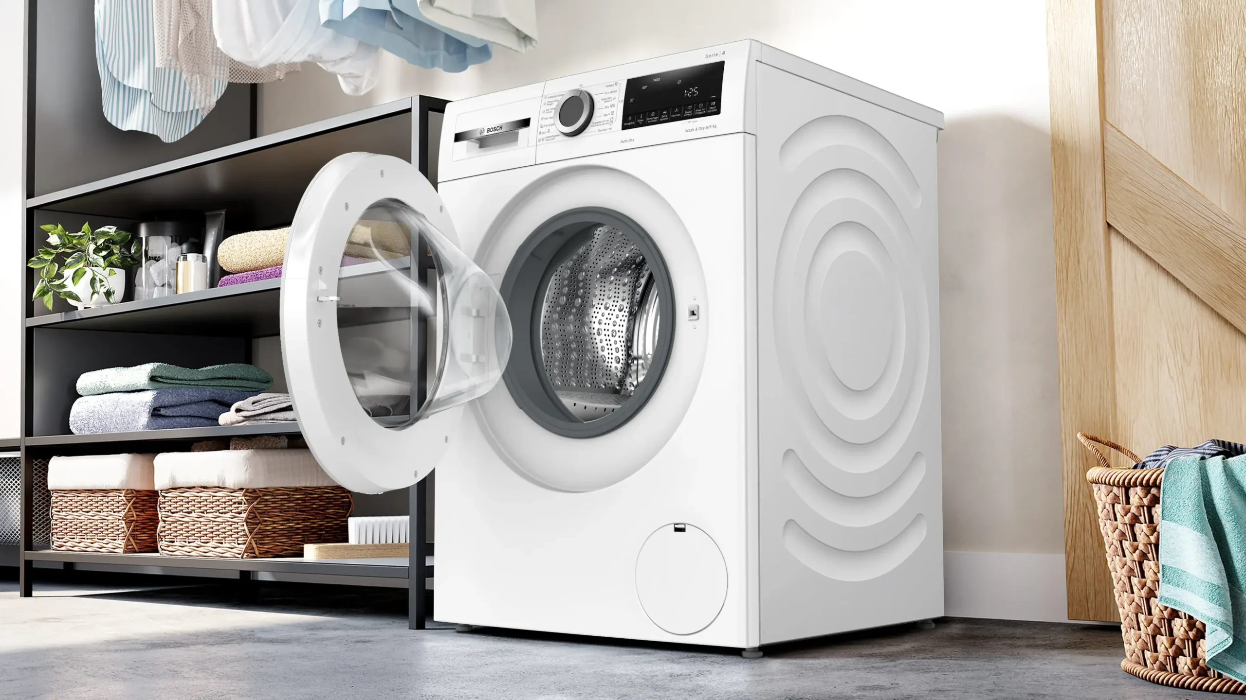 Serie 4 Was-droogcombinatie 8/5 kg max. 1400 rpm