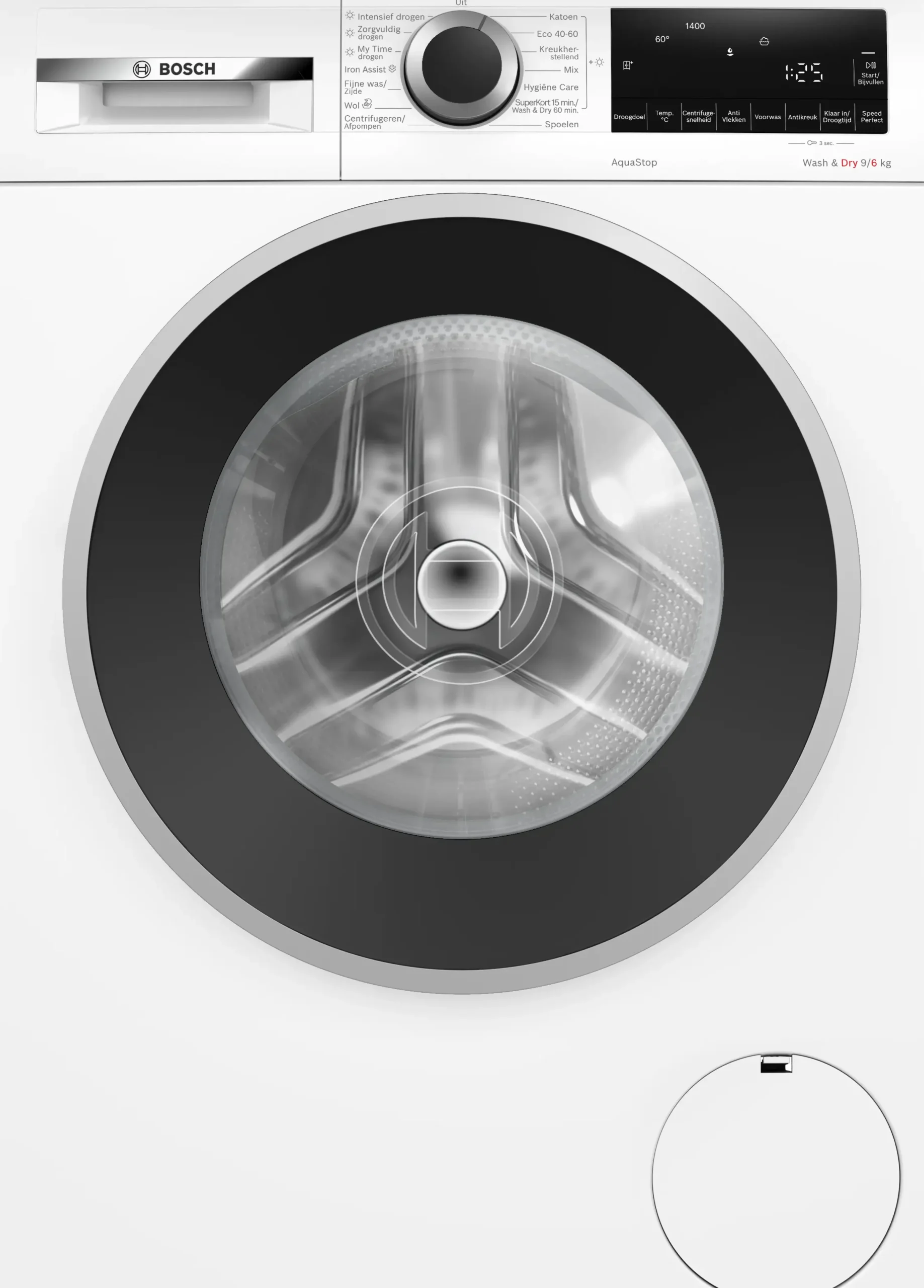 Serie 6 Was-droogcombinatie 9/6 kg max. 1400 rpm
