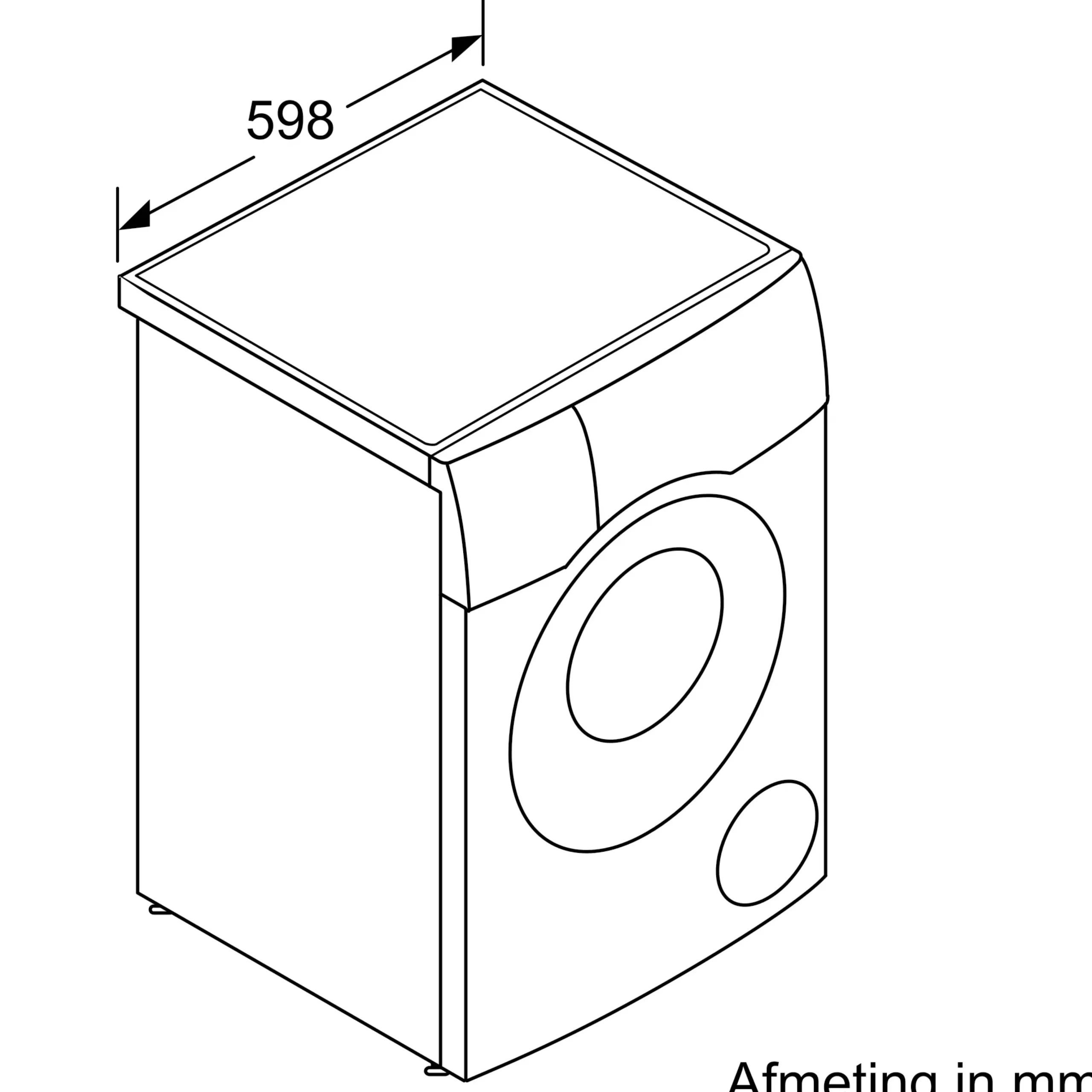 Serie 8 Was-droogcombinatie 10.5/6 kg max. 1400 rpm