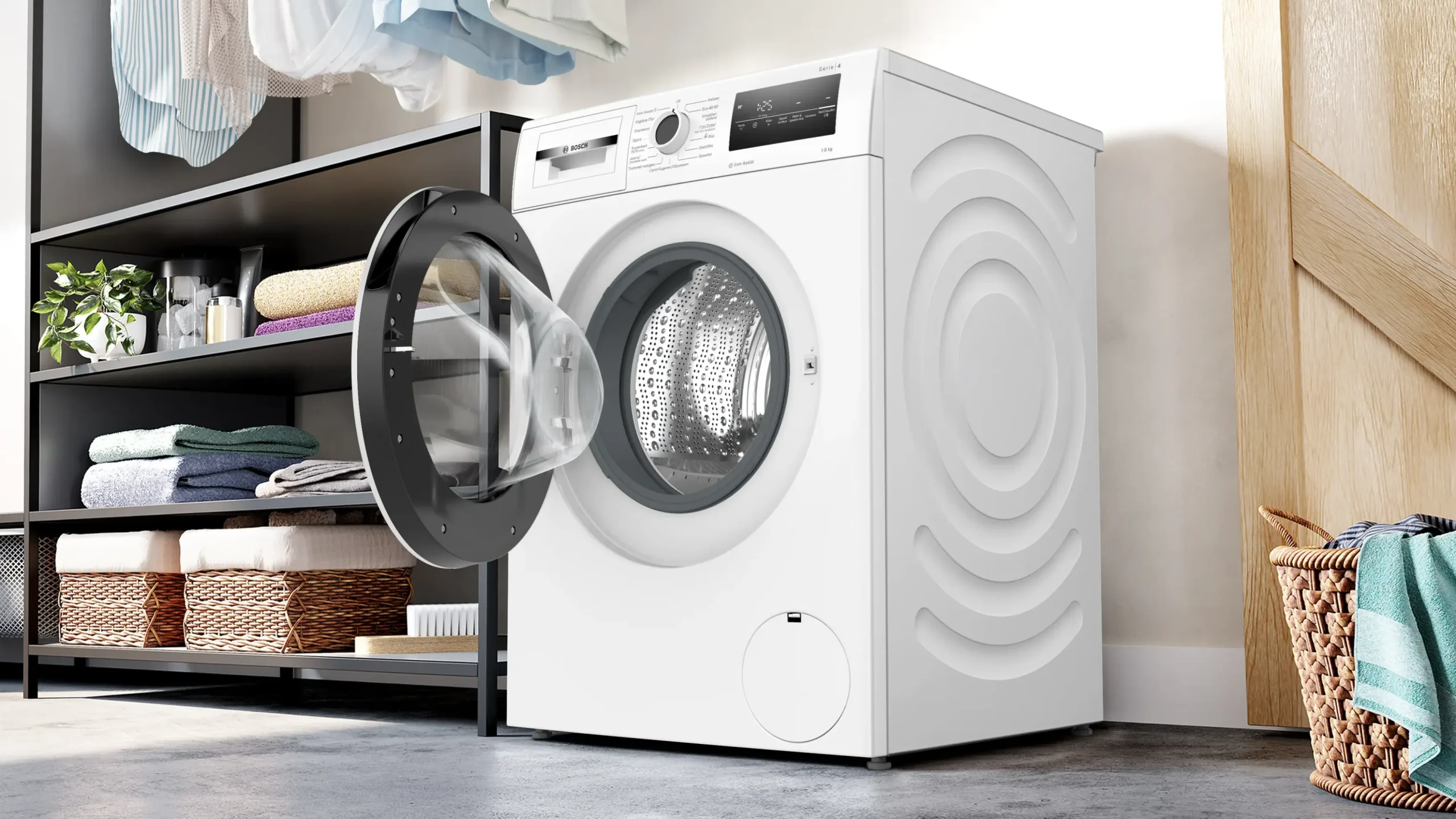 Serie 4 Wasmachine, voorlader 8 kg max. 1400 rpm