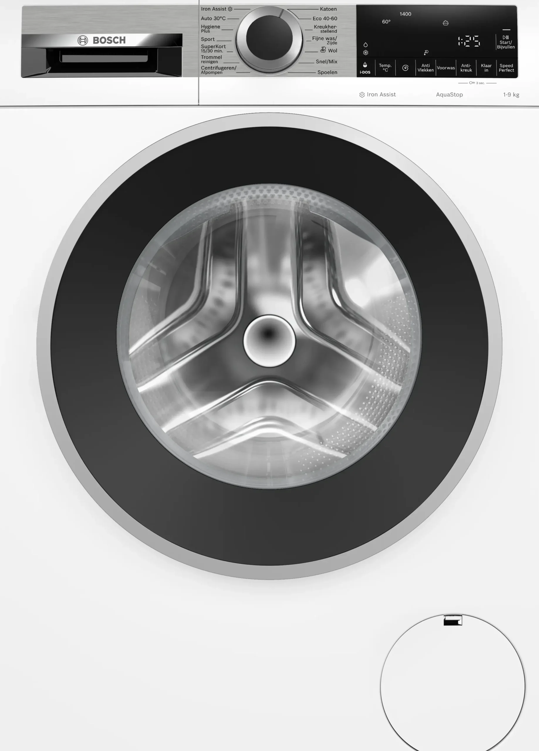 Serie 6 Wasmachine, voorlader 9 kg max. 1400 rpm