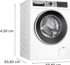 Serie 6 Wasmachine, voorlader 9 kg max. 1400 rpm