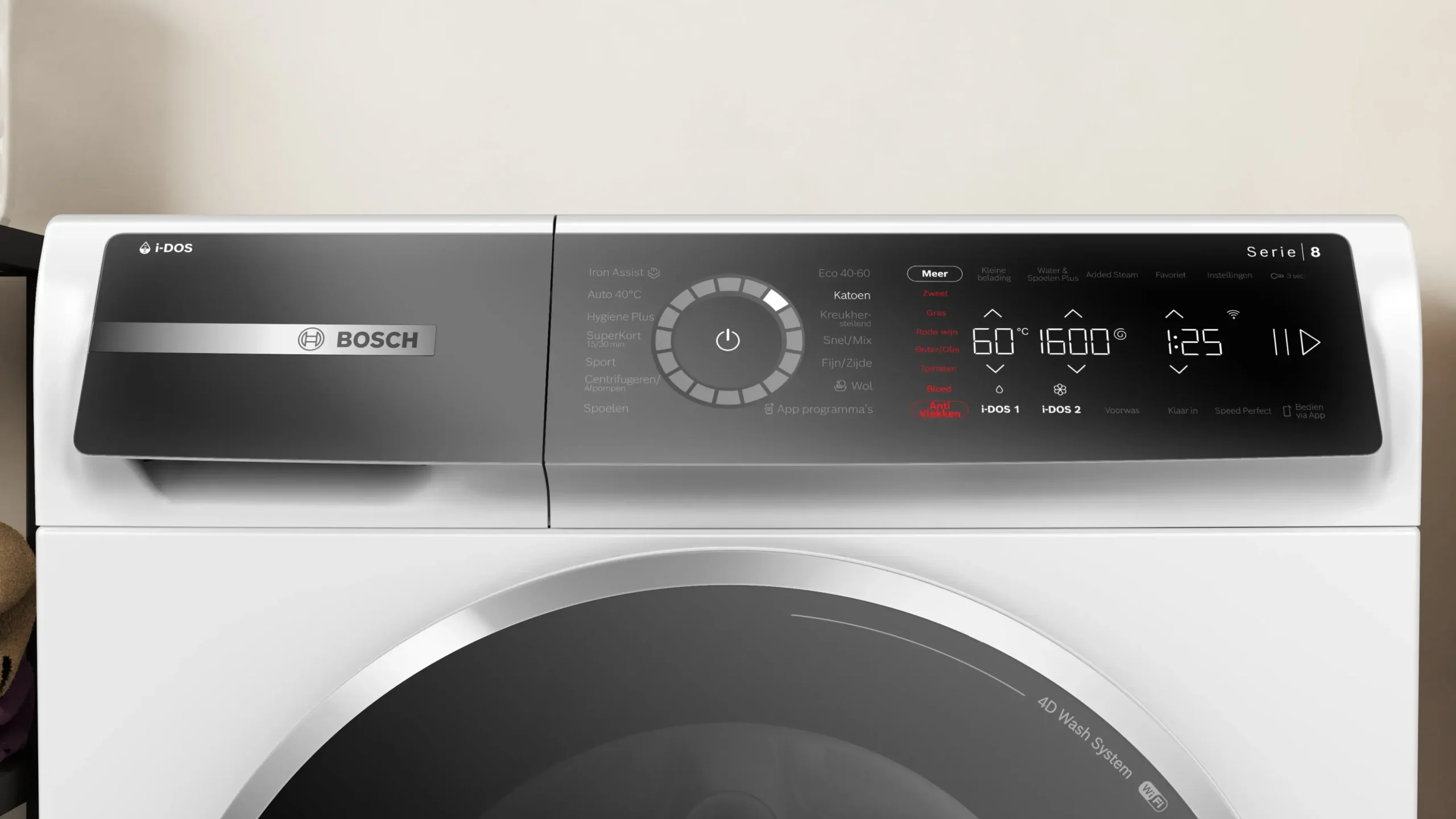 Serie 8 Wasmachine, voorlader 11 kg max. 1600 rpm
