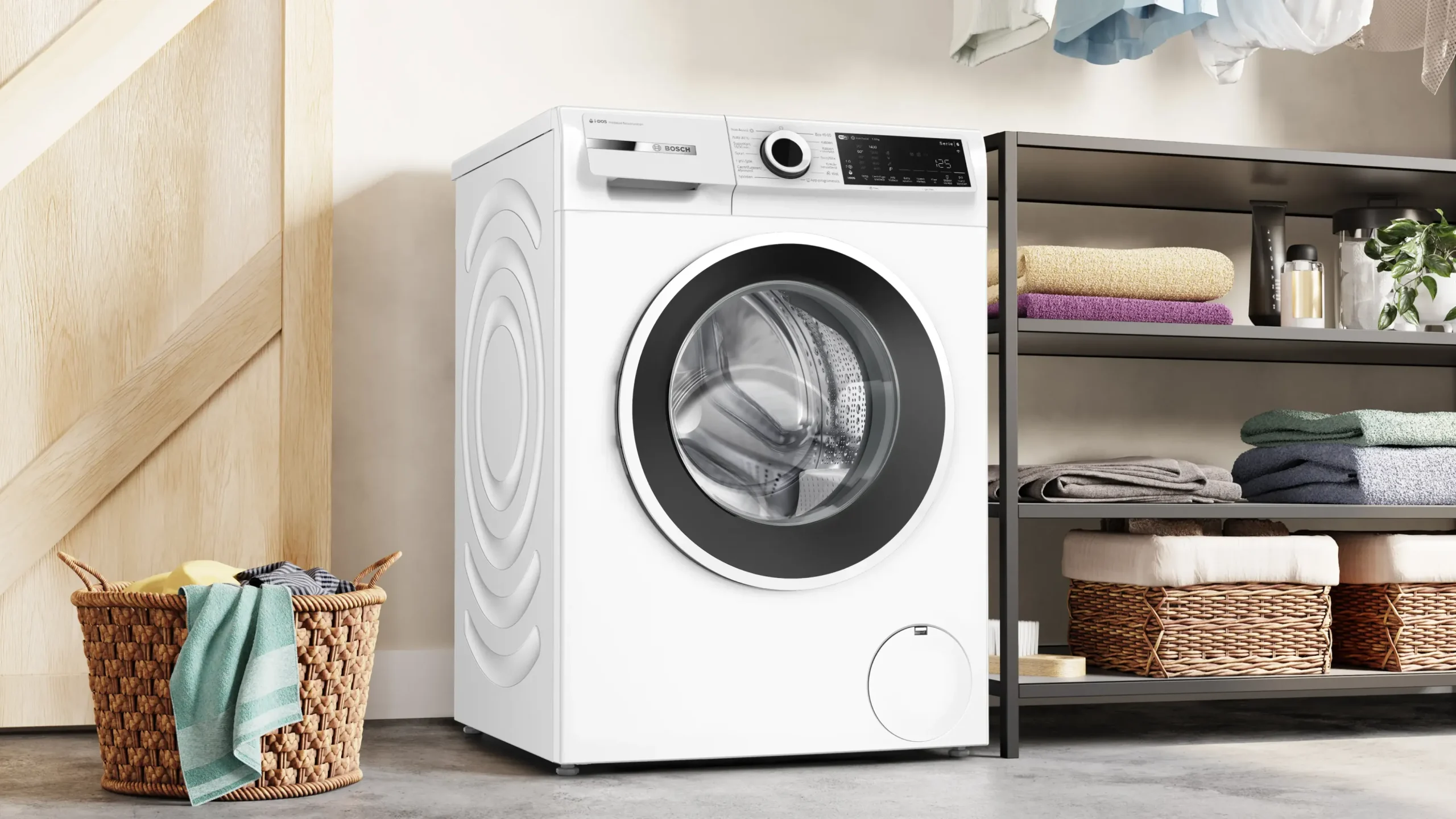 Serie 6 Wasmachine, voorlader 8 kg max. 1400 rpm