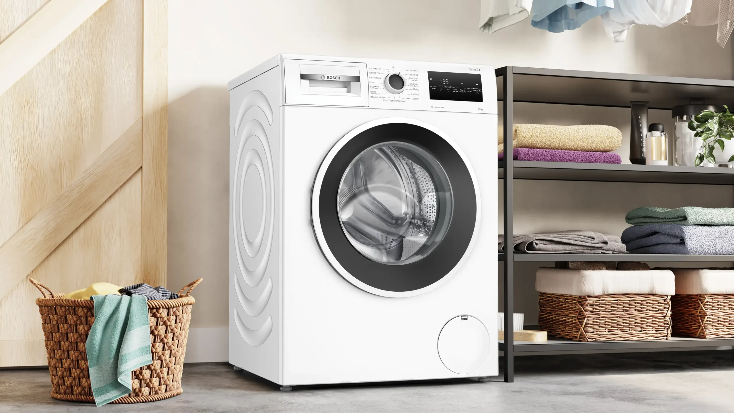 Serie 4 Wasmachine, voorlader 9 kg max. 1400 rpm