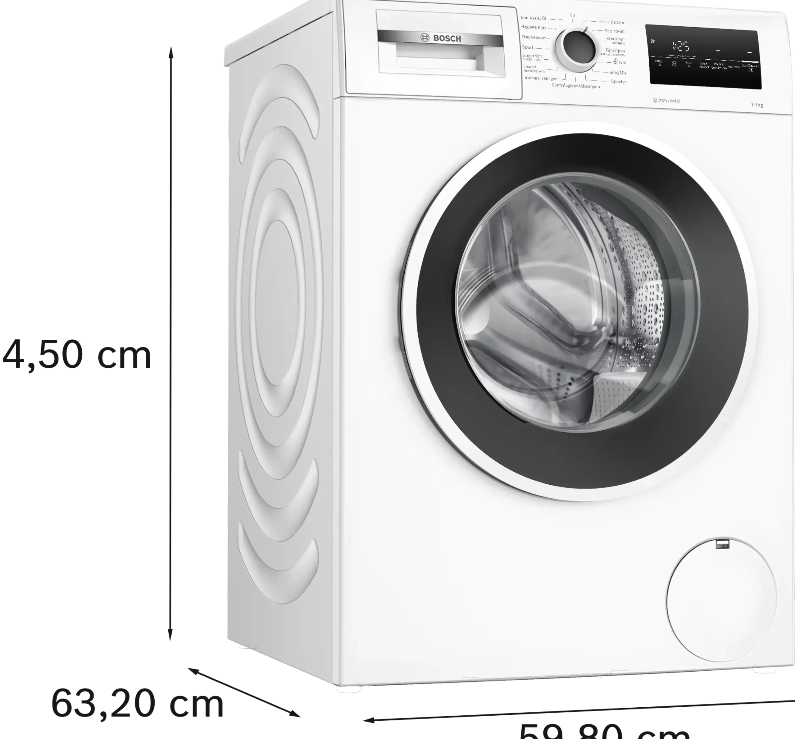 Serie 4 Wasmachine, voorlader 9 kg max. 1400 rpm
