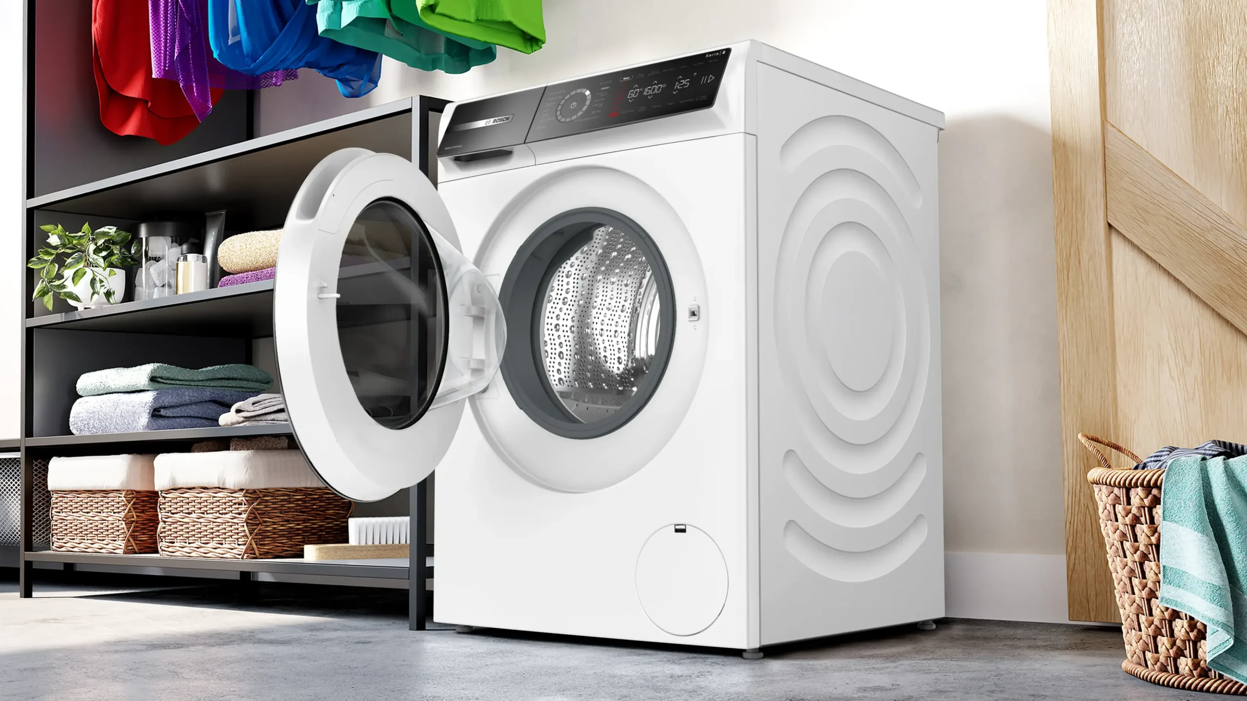 Serie 8 Wasmachine, voorlader 10 kg max. 1600 rpm