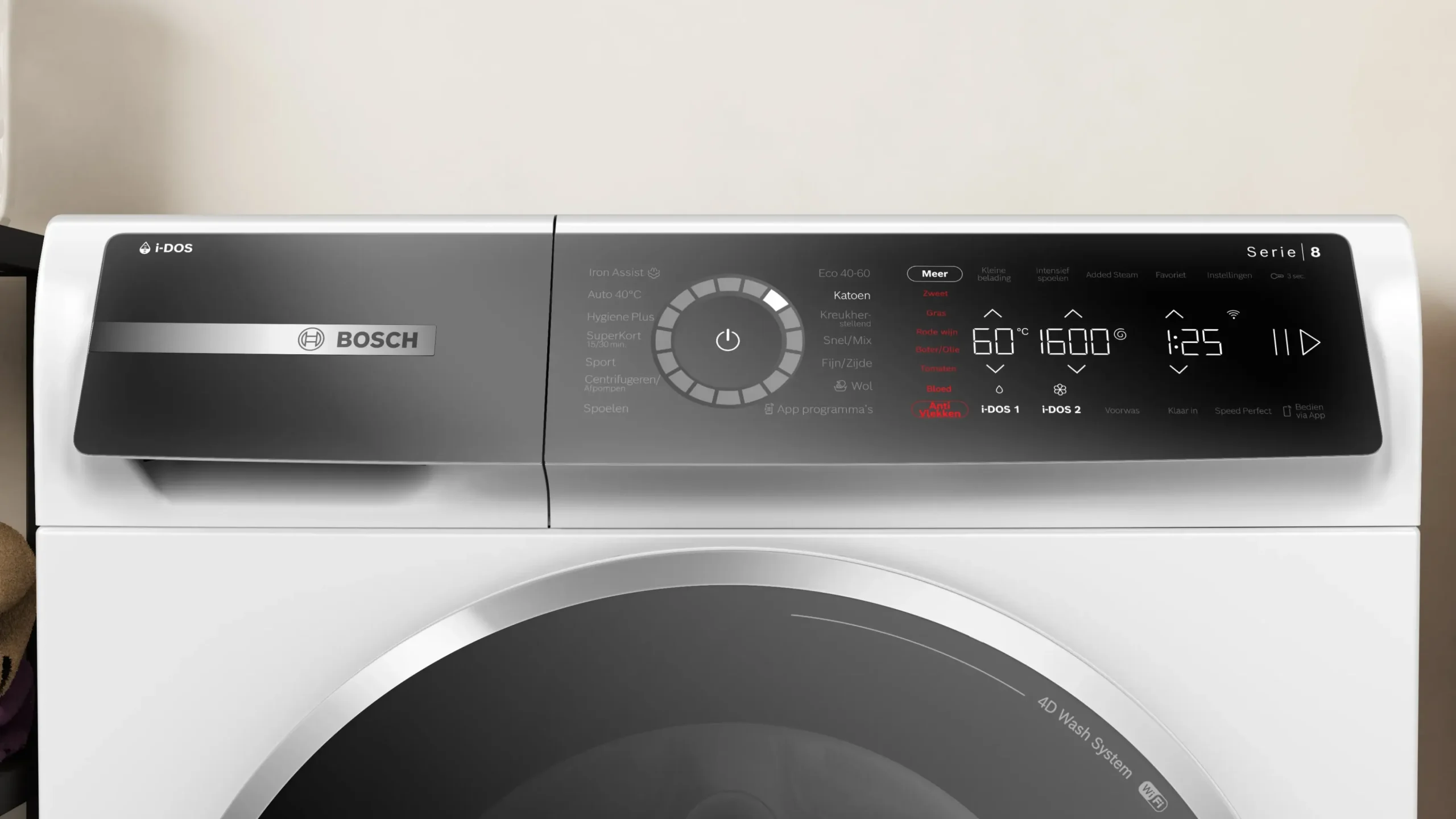 Serie 8 Wasmachine, voorlader 11 kg max. 1600 rpm