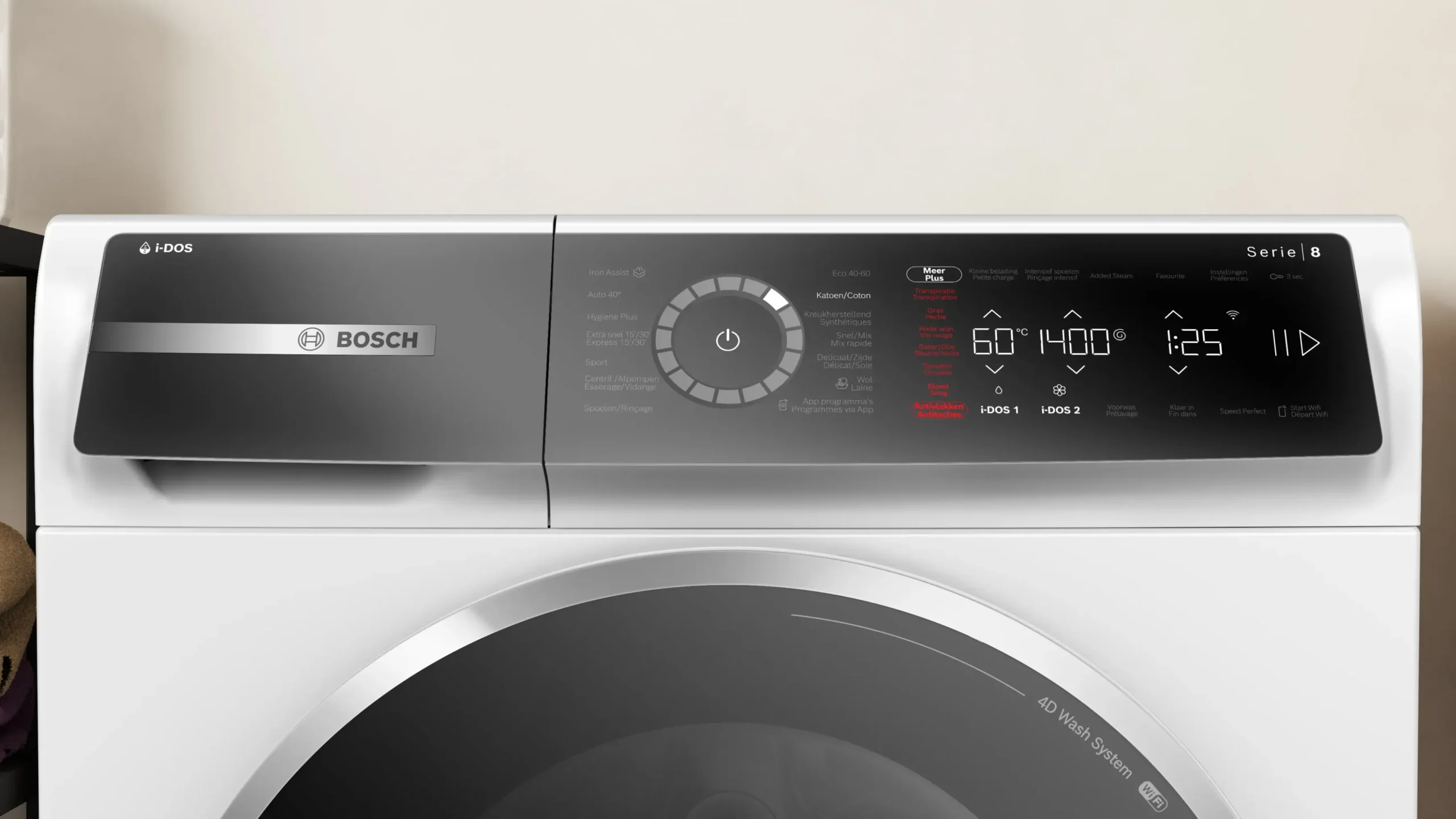 Serie 8 Wasmachine, voorlader 11 kg max. 1400 rpm