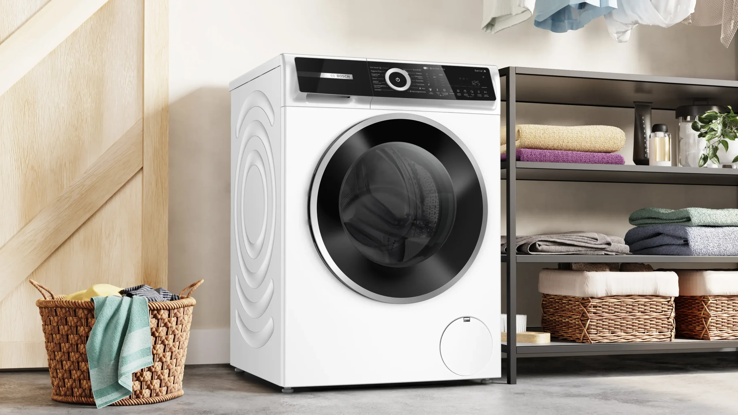 Serie 6 Wasmachine, voorlader 9 kg max. 1400 rpm