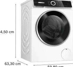 Serie 6 Wasmachine, voorlader 9 kg max. 1400 rpm