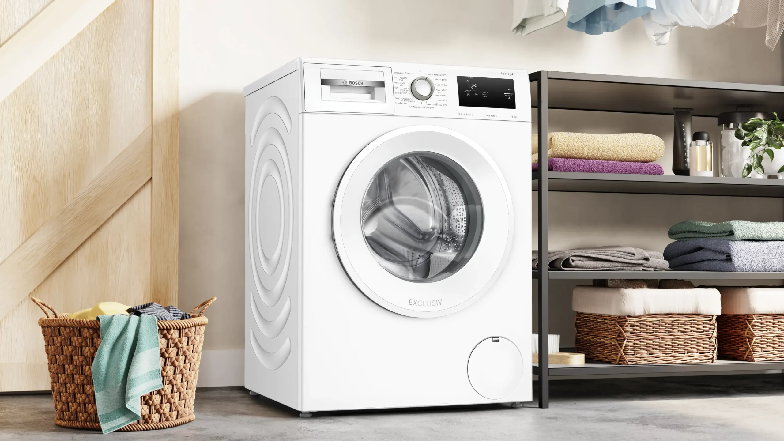 Serie 4 Wasmachine, voorlader 8 kg max. 1400 rpm