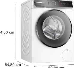 Serie 8 Wasmachine, voorlader 10 kg max. 1400 rpm