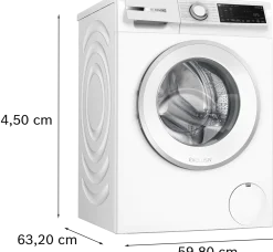 Serie 6 Wasmachine, voorlader 8 kg max. 1400 rpm