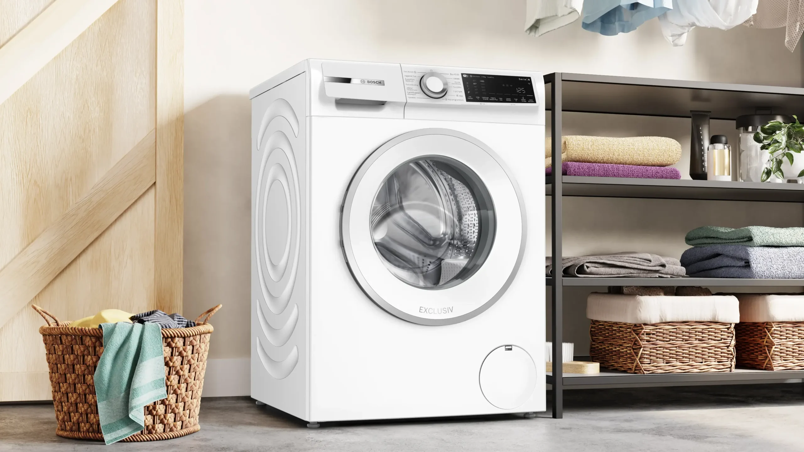 Serie 6 Wasmachine, voorlader 8 kg max. 1400 rpm
