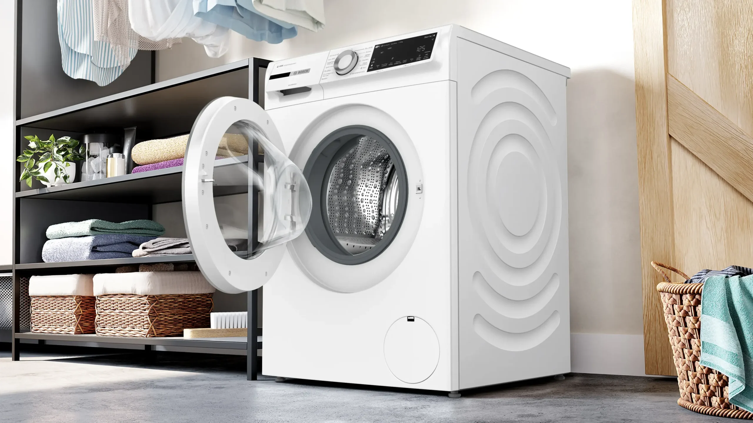 Serie 6 Wasmachine, voorlader 10 kg max. 1400 rpm