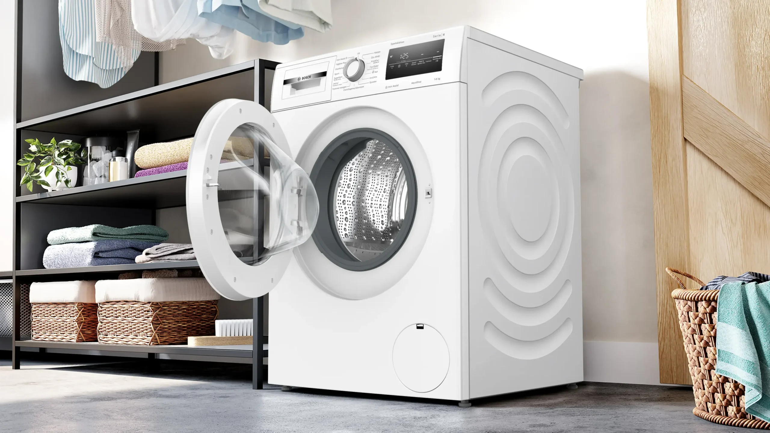 Serie 4 Wasmachine, voorlader 8 kg max. 1400 rpm