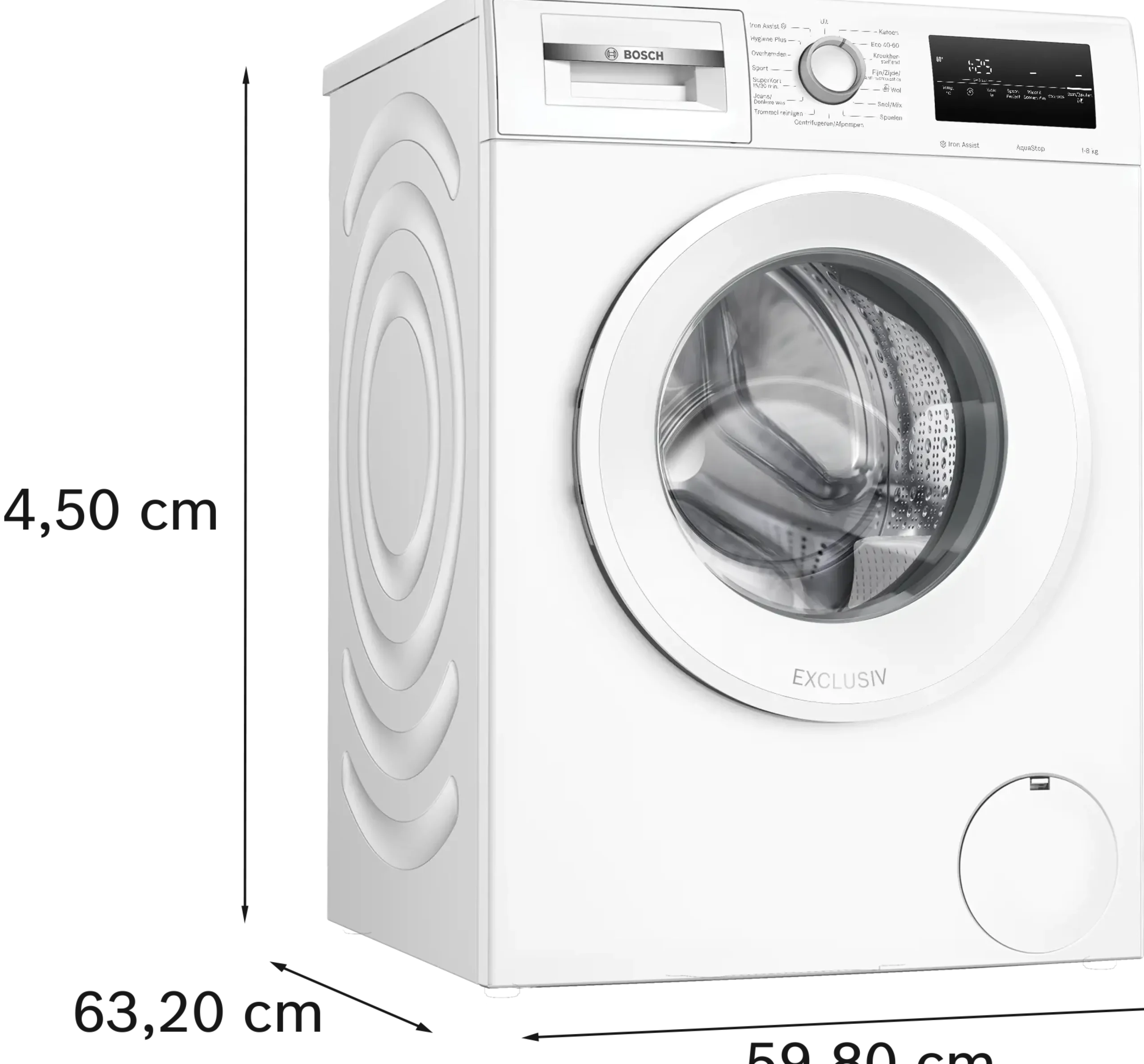 Serie 4 Wasmachine, voorlader 8 kg max. 1400 rpm
