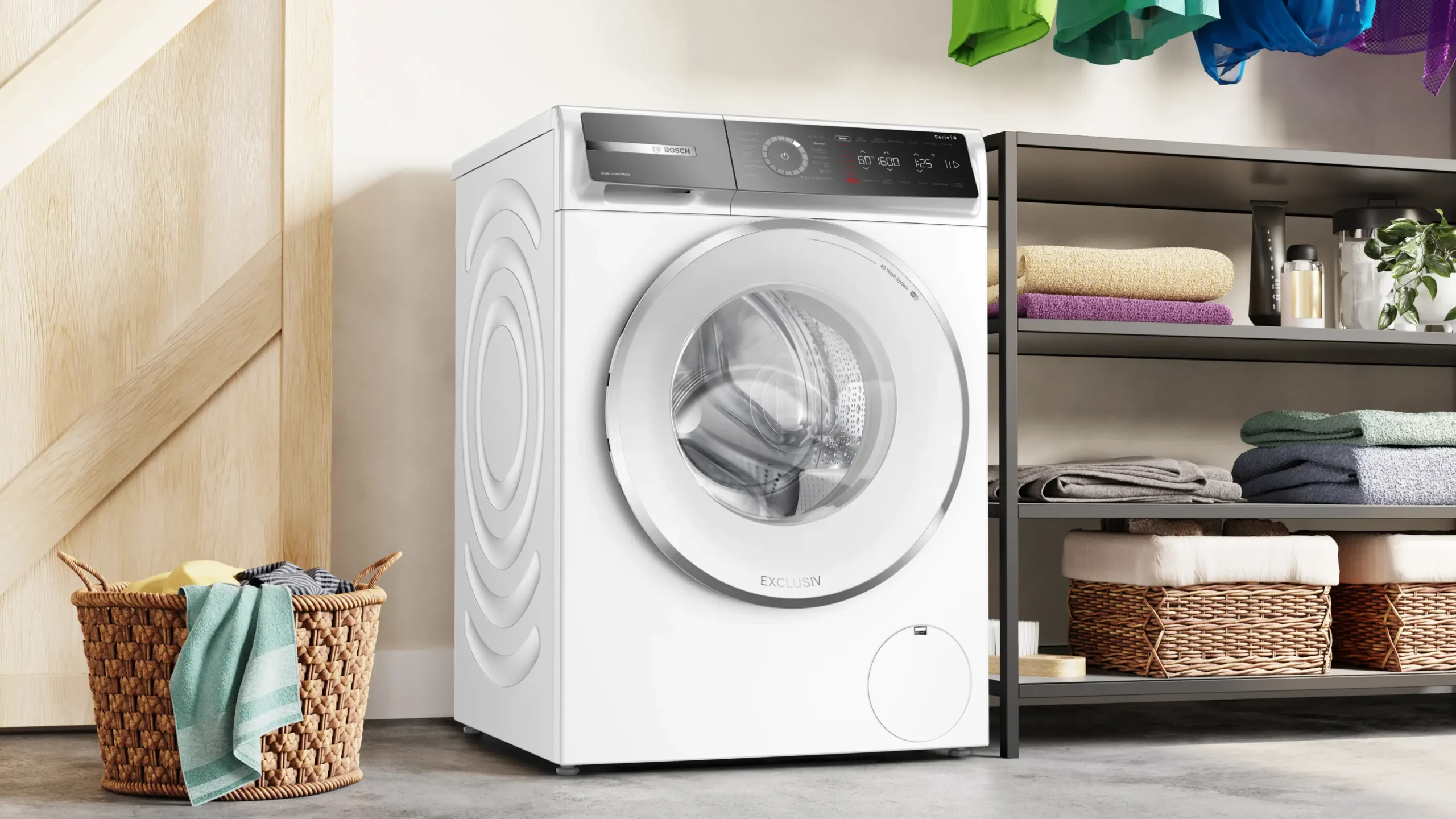 Serie 8 Wasmachine, voorlader 10 kg max. 1600 rpm