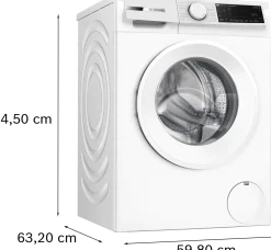 Serie 6 Wasmachine, voorlader 8 kg max. 1400 rpm