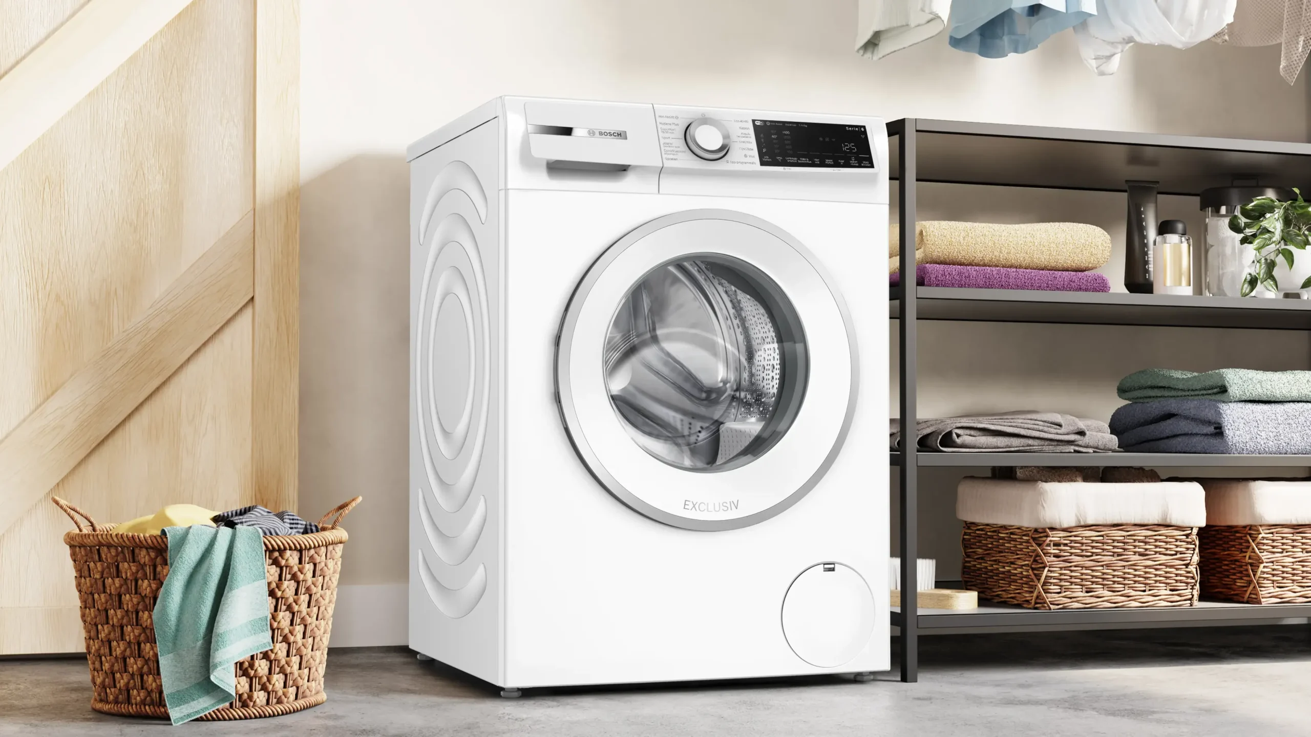 Serie 6 Wasmachine, voorlader 10 kg max. 1400 rpm
