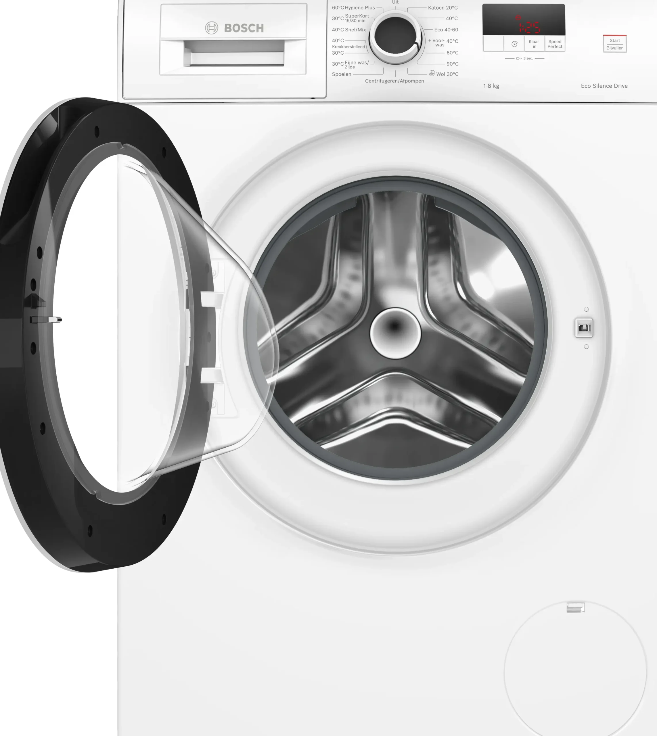 Serie 2 Wasmachine, voorlader 8 kg max. 1400 rpm