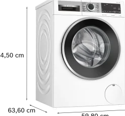 Serie 6 Wasmachine, voorlader 9 kg max. 1600 rpm