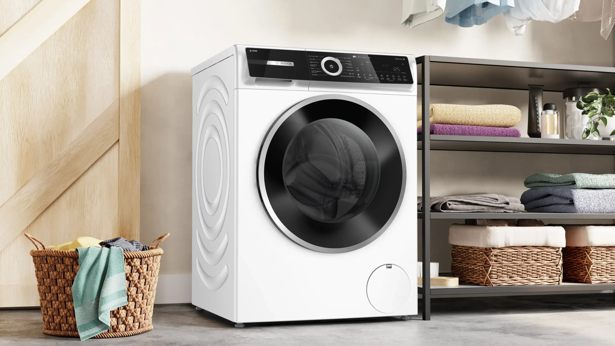 Serie 6 Wasmachine, voorlader 9 kg max. 1400 rpm