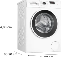 Serie 2 Wasmachine, voorlader 7 kg max. 1400 rpm